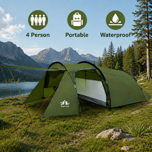 Man family camping tent - 4, with