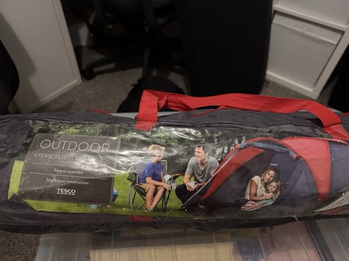 Man tent with porch - with,