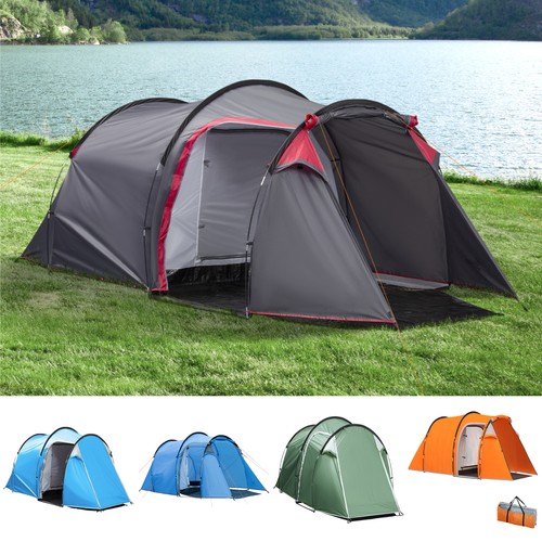 Man camping tent with - man,